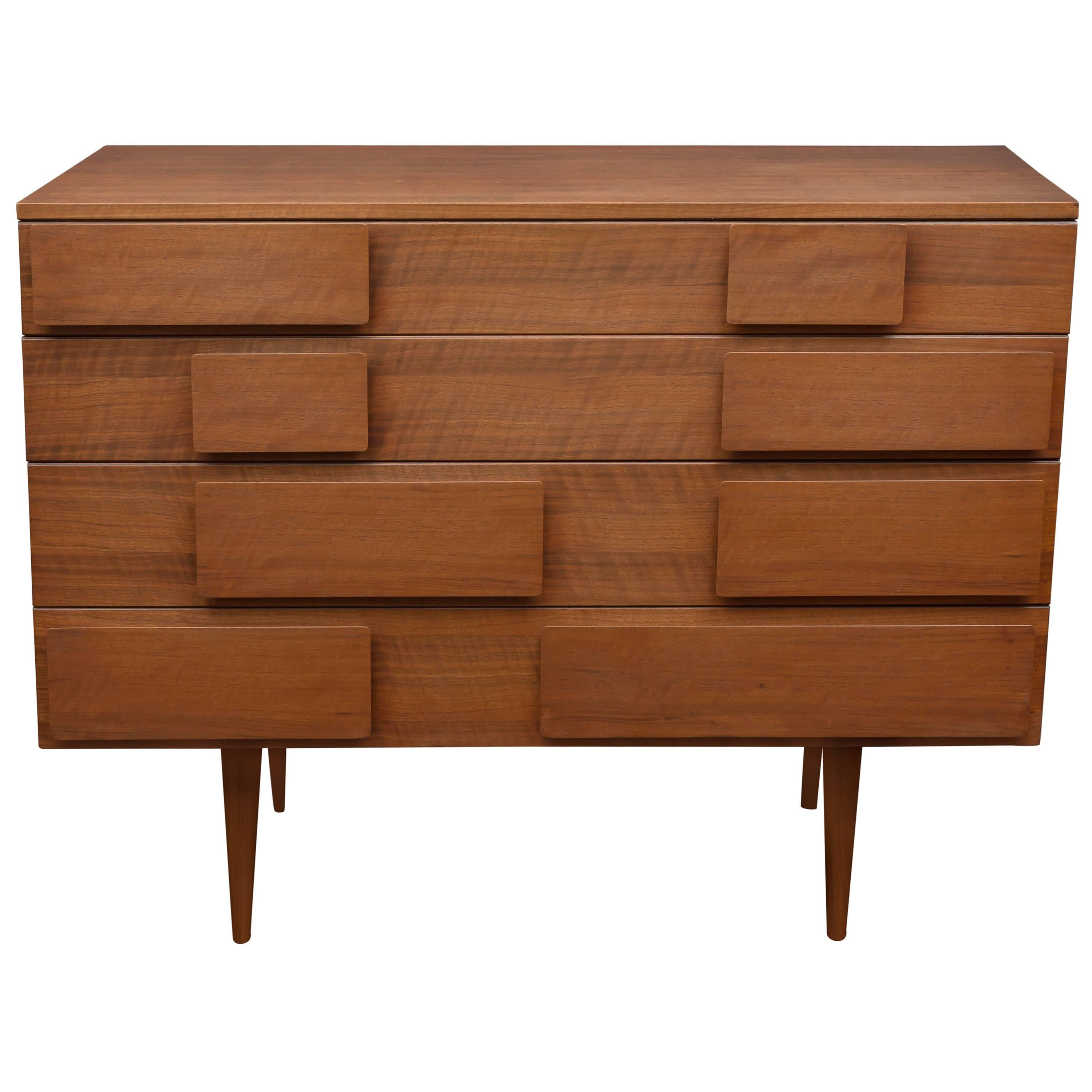Gio Ponti Walnut Commode for Singer & Sons For Sale
