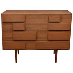 Vintage Gio Ponti Walnut Commode for Singer & Sons