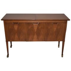 Mid-Century Mount Airy Furniture Co. Janus Sammlung Rolling Bar Cart Buffet