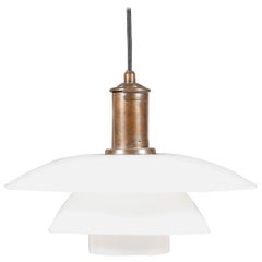 Poul Henningsen Pendant with Opal Glass Shades