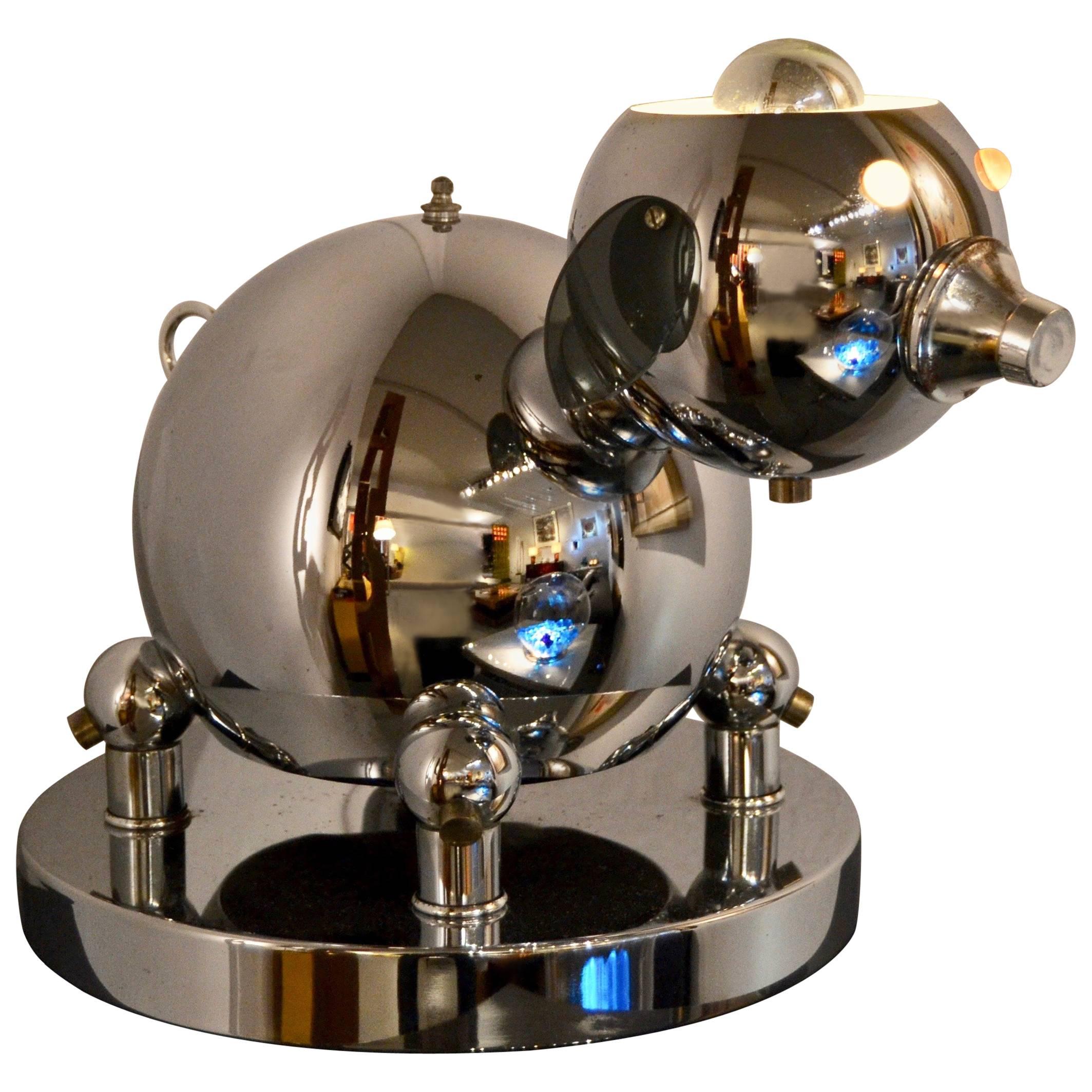 1970s Torino Dog Lamp
