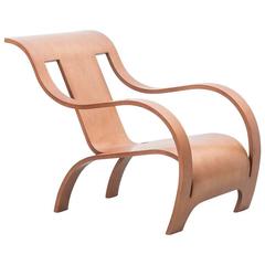 Gerald Summers Plywood Chair Italian Re-Edition, 1998
