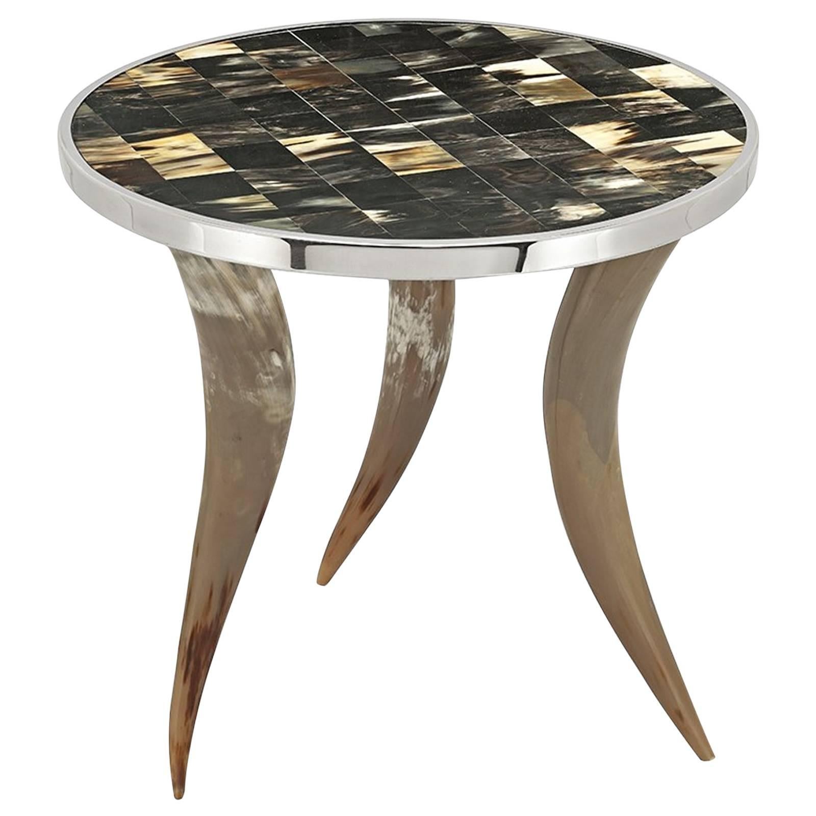 Bones and Horns "L" Side Table