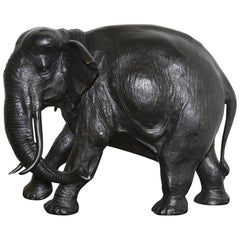 Elephant Asian Sculpture in Solid Bronze