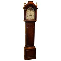 Antique 18th Century English Mahogany Tall Clock by William Strickland, Tenterden