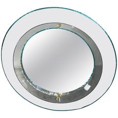 Round Glass Mirror by Studio Rida