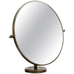 Brass Table Mirror by Josef Frank