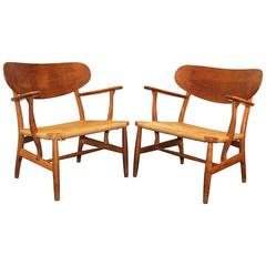 Pair of Hans Wegner Shell Chairs