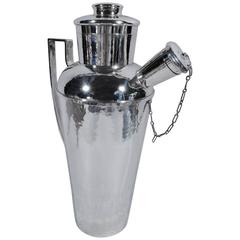 Craftsman Sterling Silver Cocktail Shaker by Chicago Maker Lebolt 1