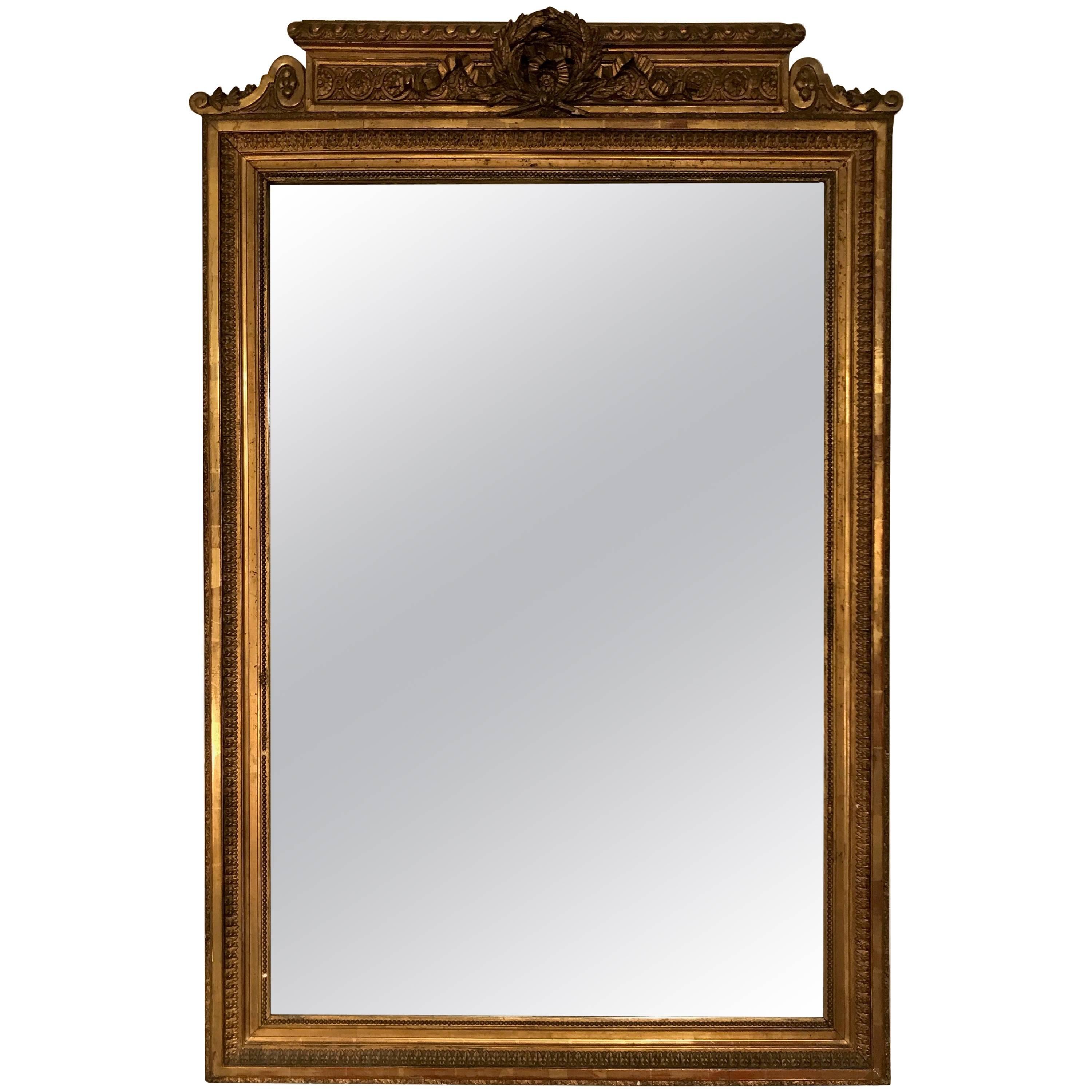 19th Century French Gilded Mirror