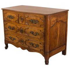 19th Century Louis XV Style Serpentine Front Commode 1