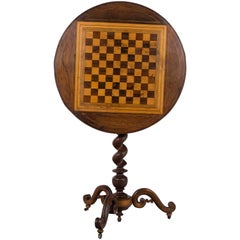 19th Century French Tilt-Top Game Table