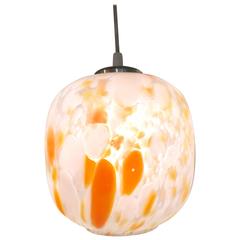 Italian Art Glass Pendant Lamp by Vistosi