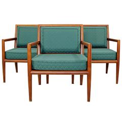 Mid-Century Modern Pair of Robsjohn-Gibbings for Baker Lounge Armchairs, 1950s 8