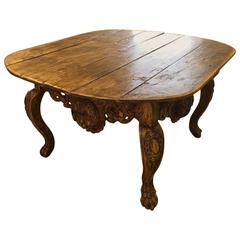 Antique Spanish Colonial Vestement Table