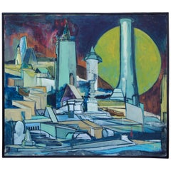 Louise Odes Neaderland 1964 Pittura Architettonica