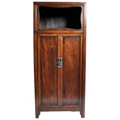 Antique Chinese Cabinet with Display Shelf