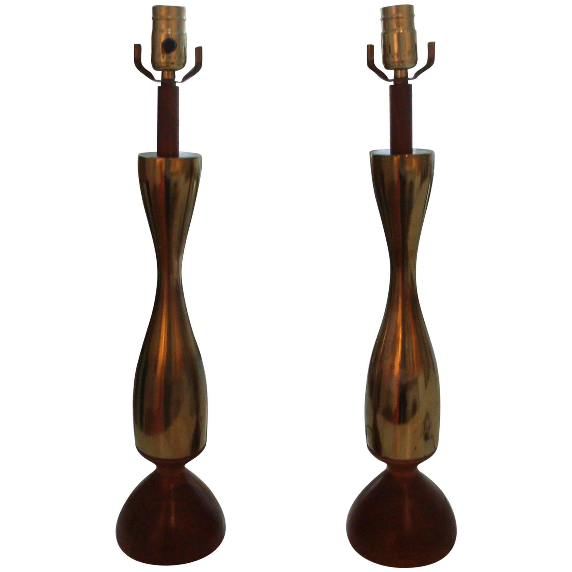 Pair of Vintage Tony Paul Lamps For Sale