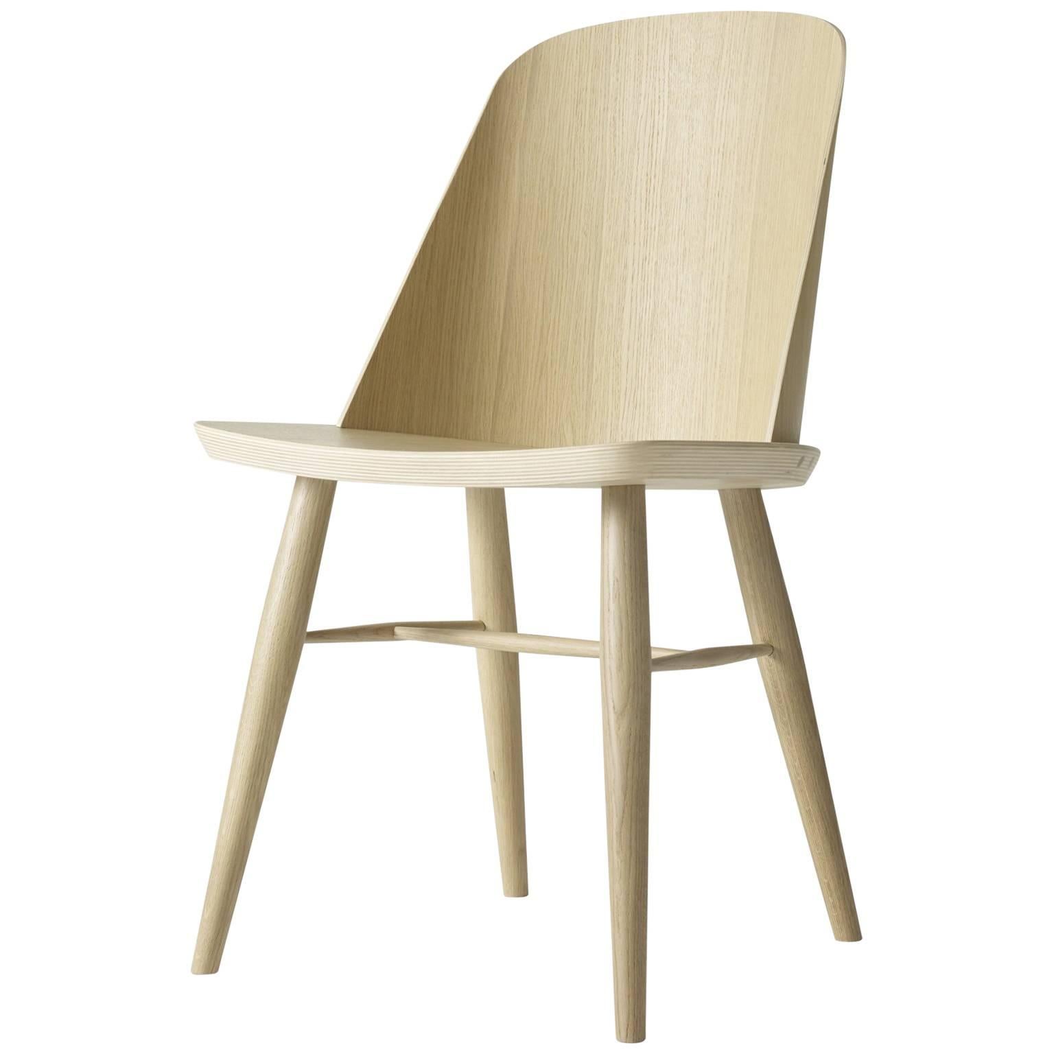 Synnes Dining Chair by Falke Svatun, Natural Oak For Sale