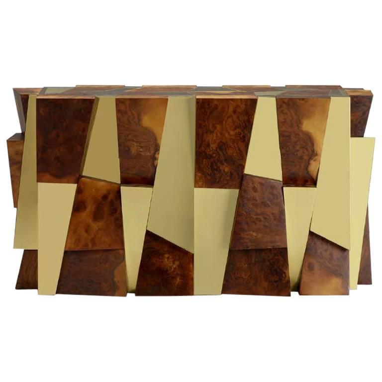 Cityscape Multifaceted Dining Console Table Paul Evans