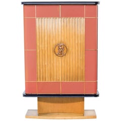 1930s Rare Art Deco Cabinet Attributed to Jacques Adnet