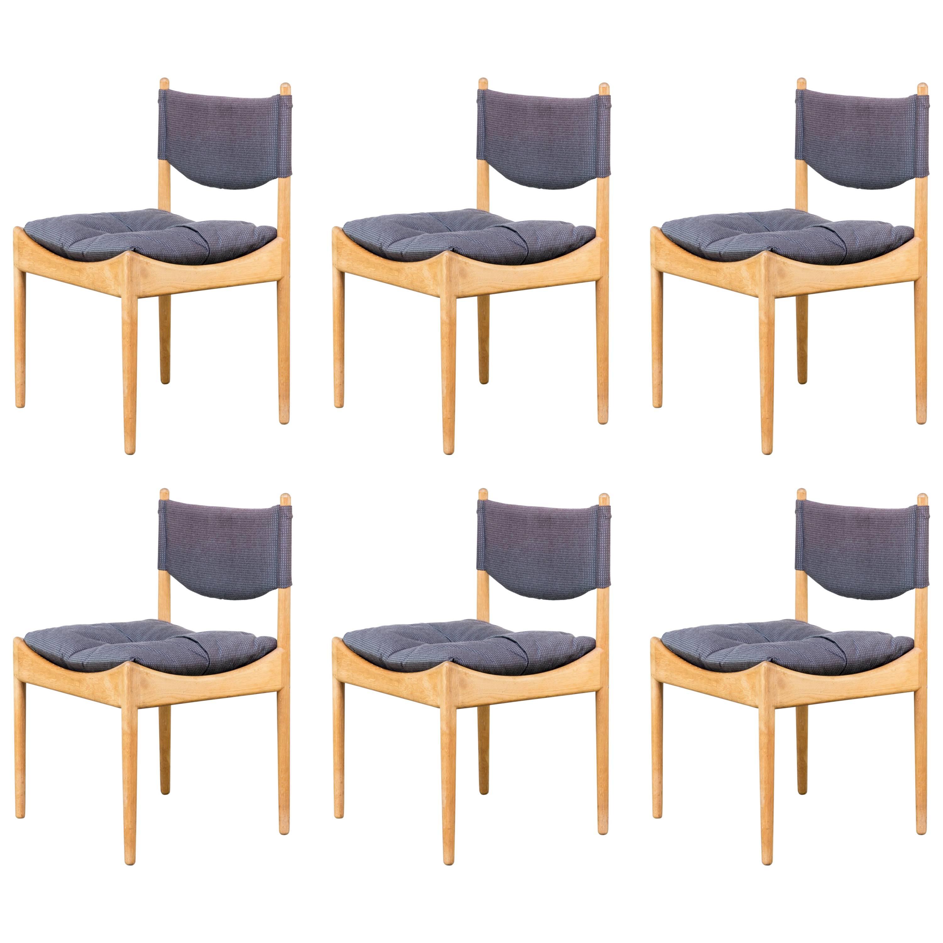 1960s Kristian Solmer Vedel Dinning Chairs for Soren Willadsen For Sale