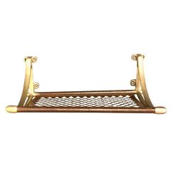 Vintage Parisian Train Luggage Rack