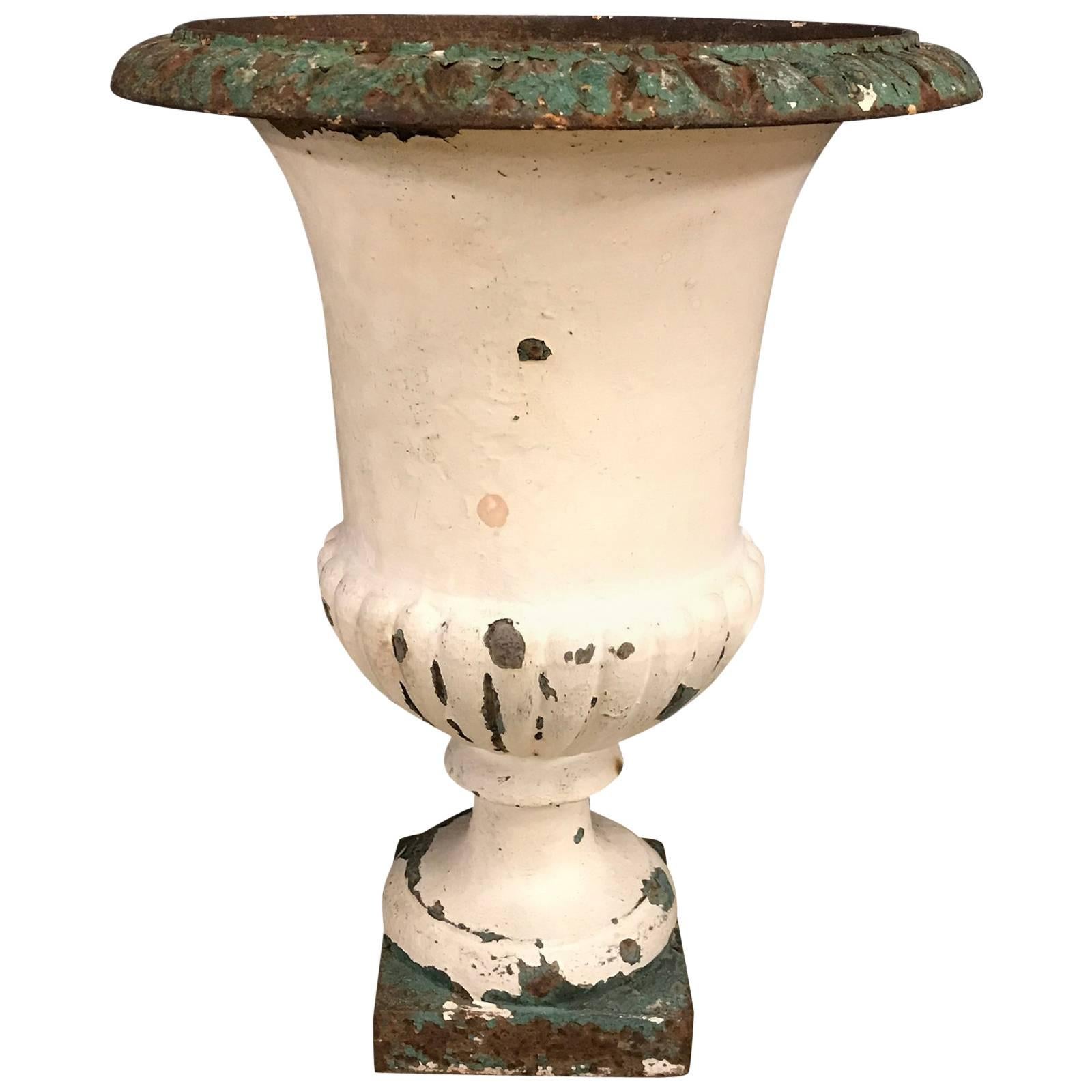 Antique Cast Iron Medicis Vase For Sale