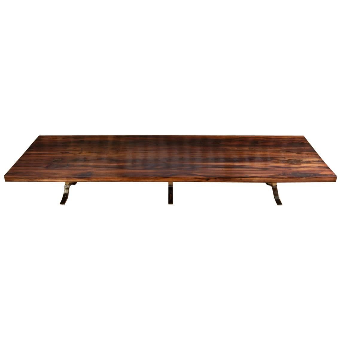 Bespoke Reclaimed Hardwood Table, by P. Tendercool For Sale