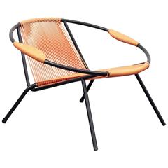 1950s Garden Chair or Spaghetti Char, Bicolored