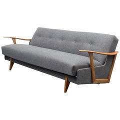 1950s Sofa with Folding Mechanism, Streamline