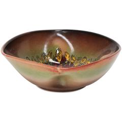 Italian Fanciullacci Ceramic Bowl FF Montelupo, 1970s 6
