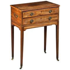 Antique George III Period Mahogany Reading or Occasional Side Table