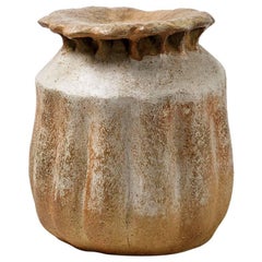 Ceramic Stool or Small Table by Marie, Lucie Trinquant, France