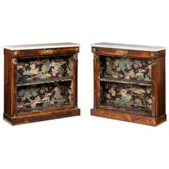 Pair of Regency Period Open Bookcases