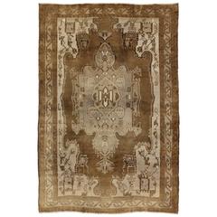 Vintage Kars Rug with Mid-Century Modern Style 8