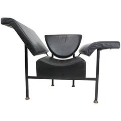 Rob Eckhardt 'Greetings from Holland' Chaise Longue 1983 Leather 12