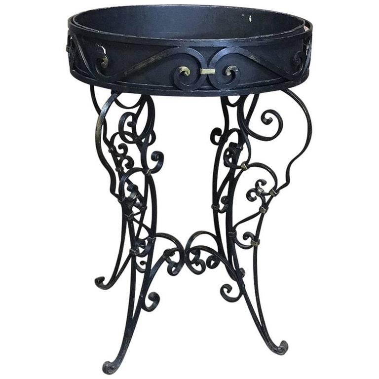 19th Century Wrought Iron Jardinière or Planter Box at 1stdibs