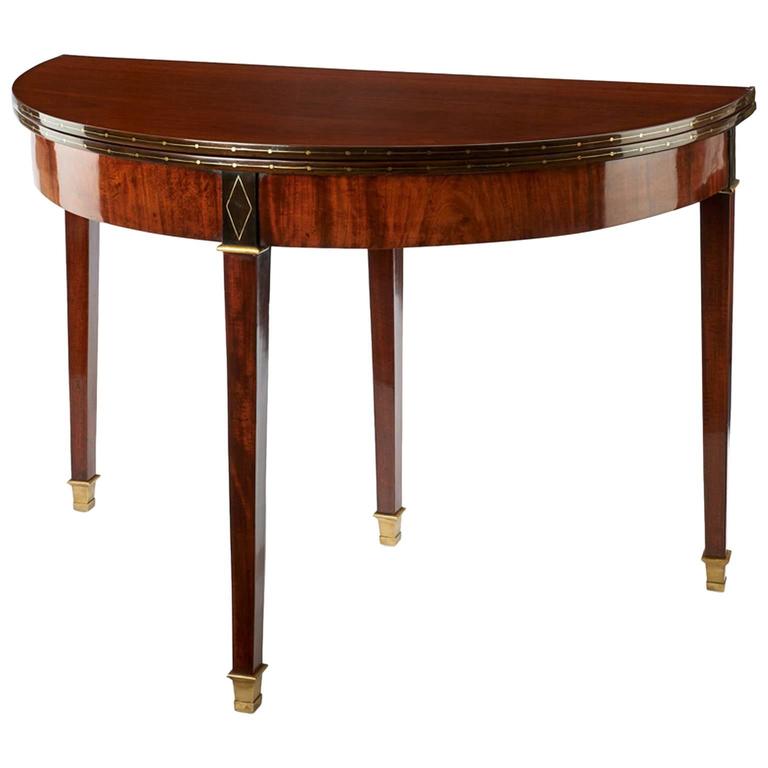 Console Folding Table in the Style of Chapuis, circa 18151820 For Sale