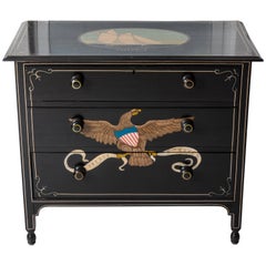 Hand-Painted Nautical/Eagle Chest of Drawers