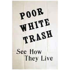 Vintage "Poor White Trash" Film Poster, 1966