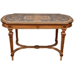 Exhibition Quality Marquetry Centre Table, in the Manner of Gillows, circa 1860