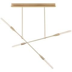 Sorenthia Double, Mid-Century Modern Inspired Chandelier, Custom by Studio DUNN
