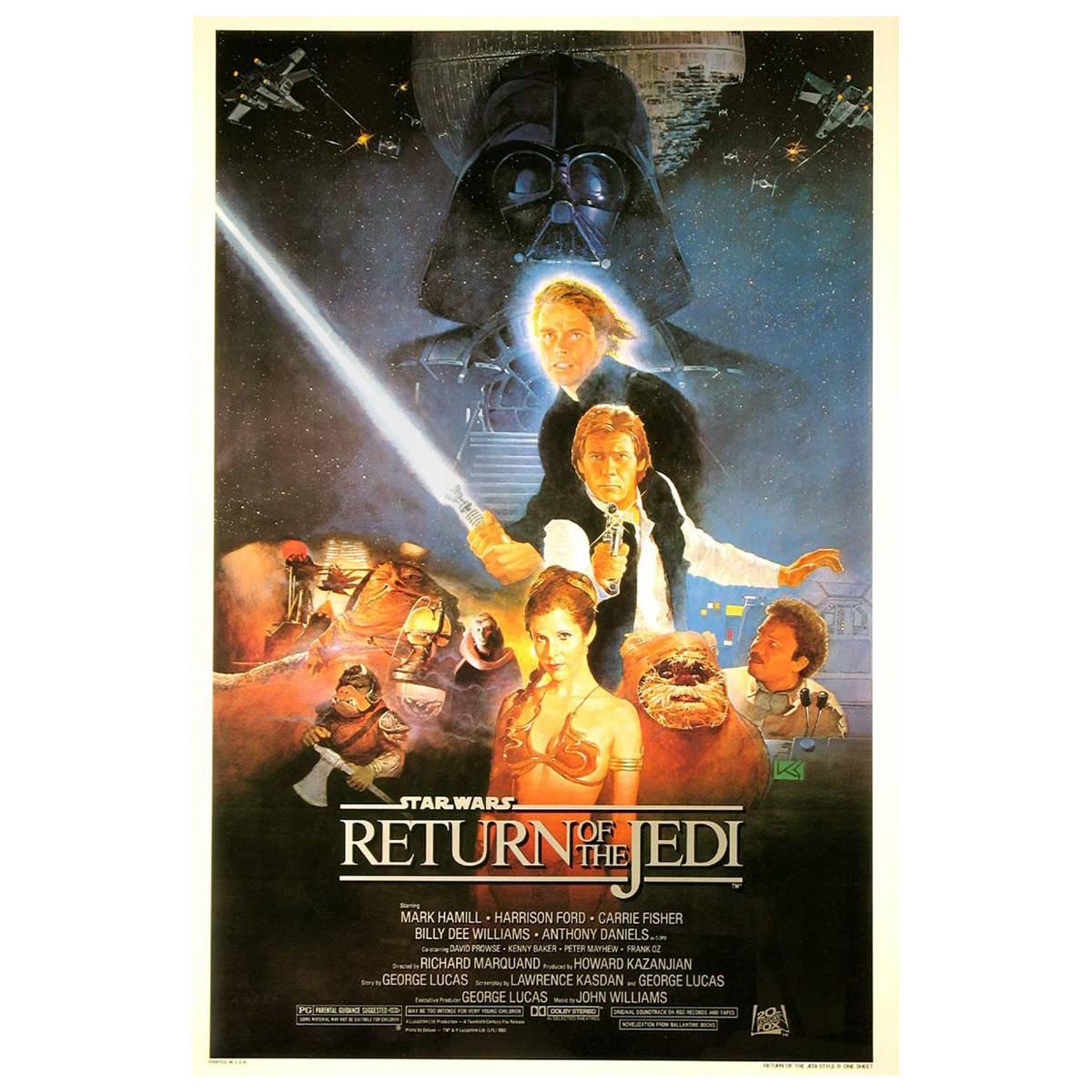 "Return Of The Jedi" Film Poster, 1983 For Sale