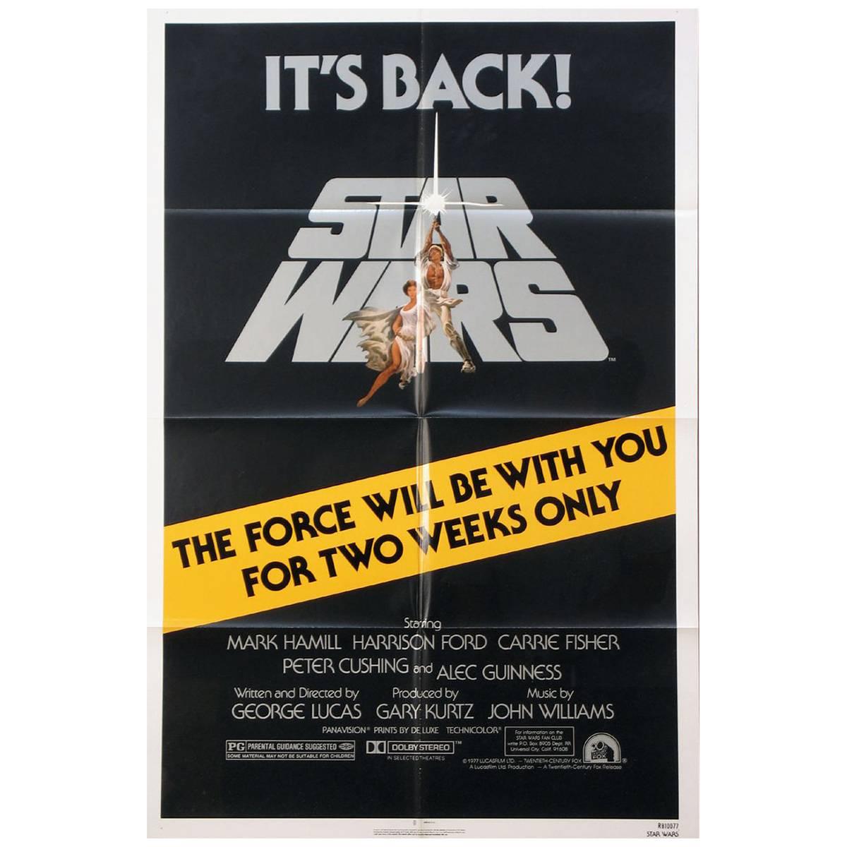 "Star Wars" Film Poster, 1981 For Sale