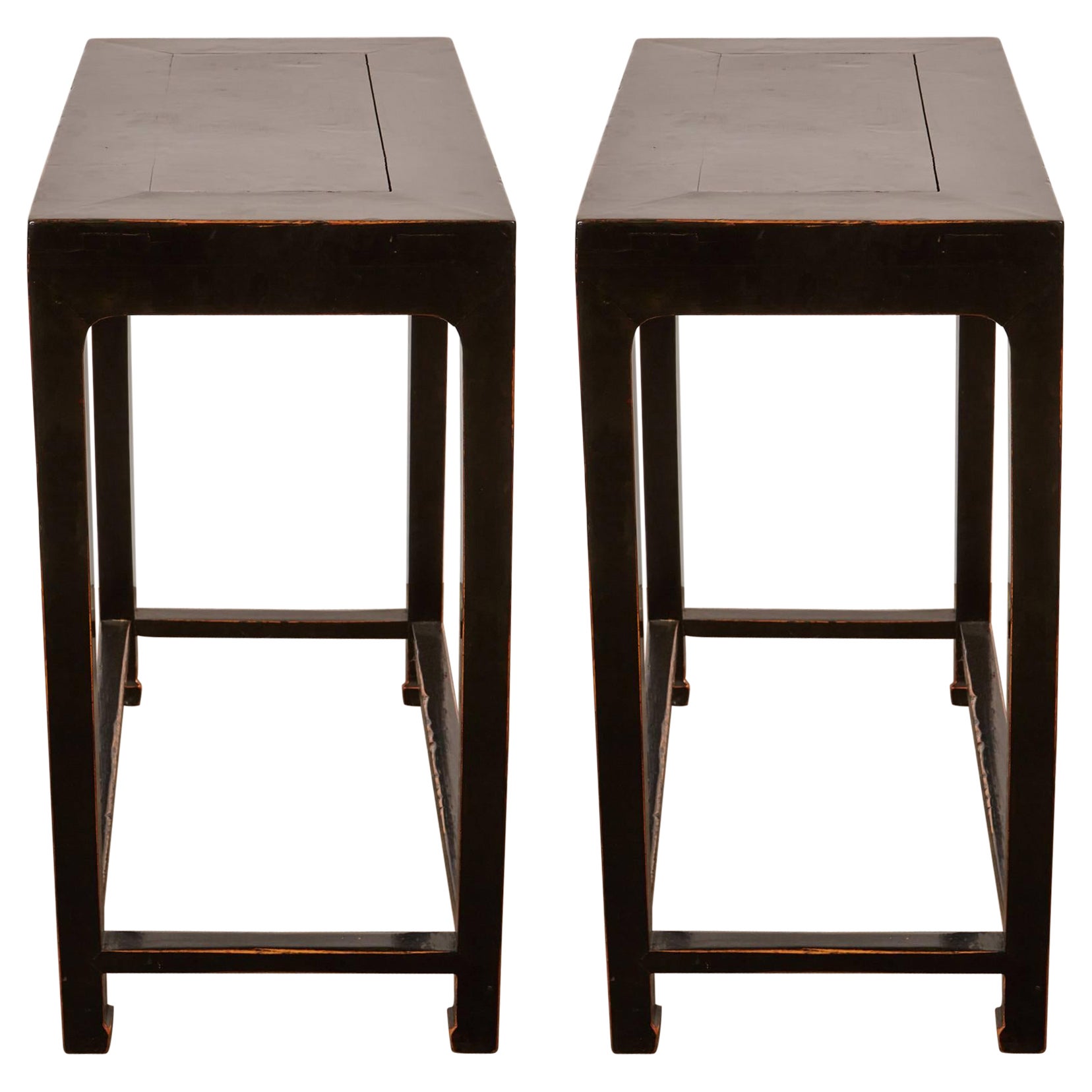 Pair of 19th Century Chinese Altar Tables For Sale