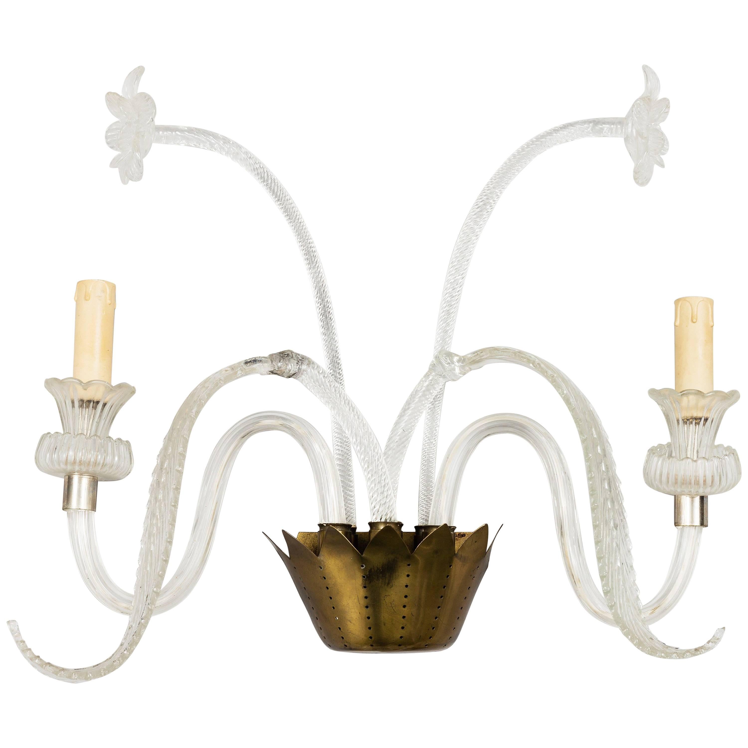 Murano Glass Sconce Wall Light