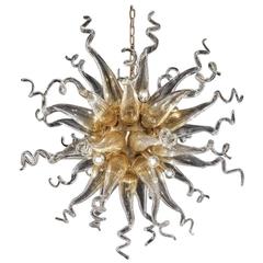 Italian Modern Murano Glass Chandelier 11