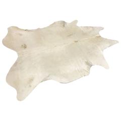 Brazilian Cowhide Rug, Ivory