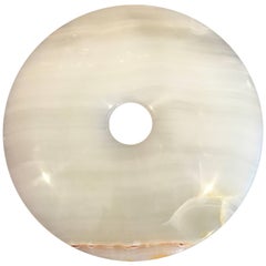 Handcrafted Translucent Heavenly Stone Bi Perfect for Gardens